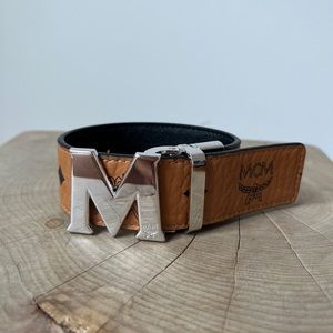 MCM Belt Buckle Silver Hardware